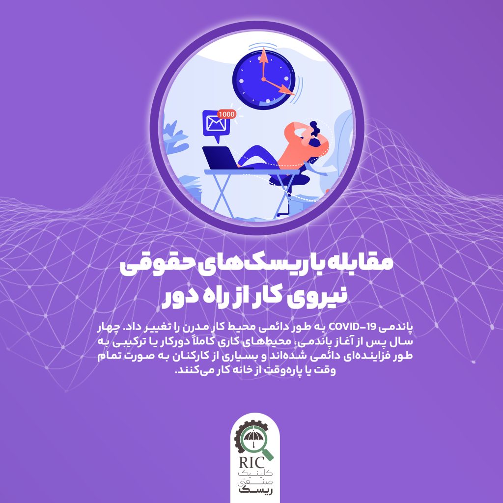 مقابله با ریسک های حقوقی نیروی کار از راه دور